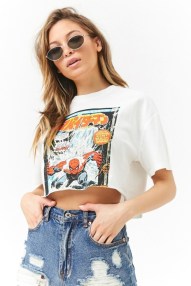 cropped spiderman top